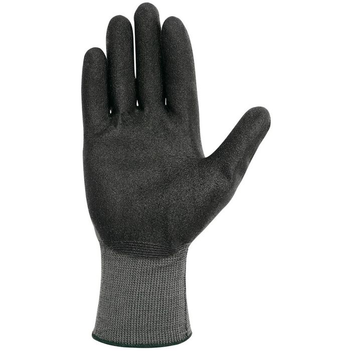 Juba Guante Jardinería y Trabajos Abrasivos Nylon/PVC sin Costuras Talla 10 Galga 13 Recubierto Palma Gris/Negro 2