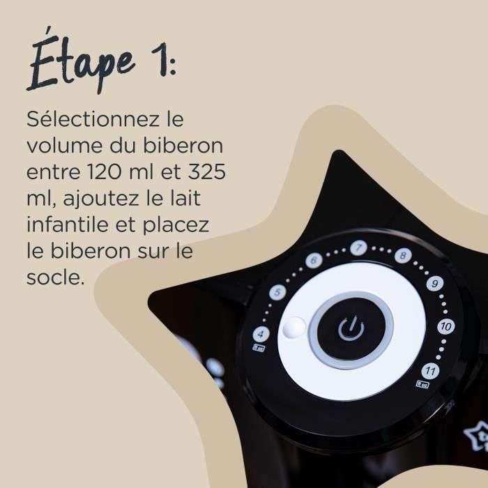 TOMMEE TIPPEE Perfect Prep - calienta biberones - nueva función hot shot - negro 3 TOMMEE TIPPEE Perfect Prep - calienta biberones - nueva función hot shot - negro 3