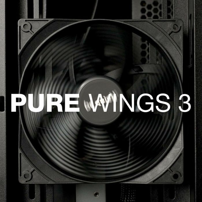 be quiet! PURE BASE 501 Airflow Midi Tower PC ATX Negra con Filtro Antipolvo y USB-C 9