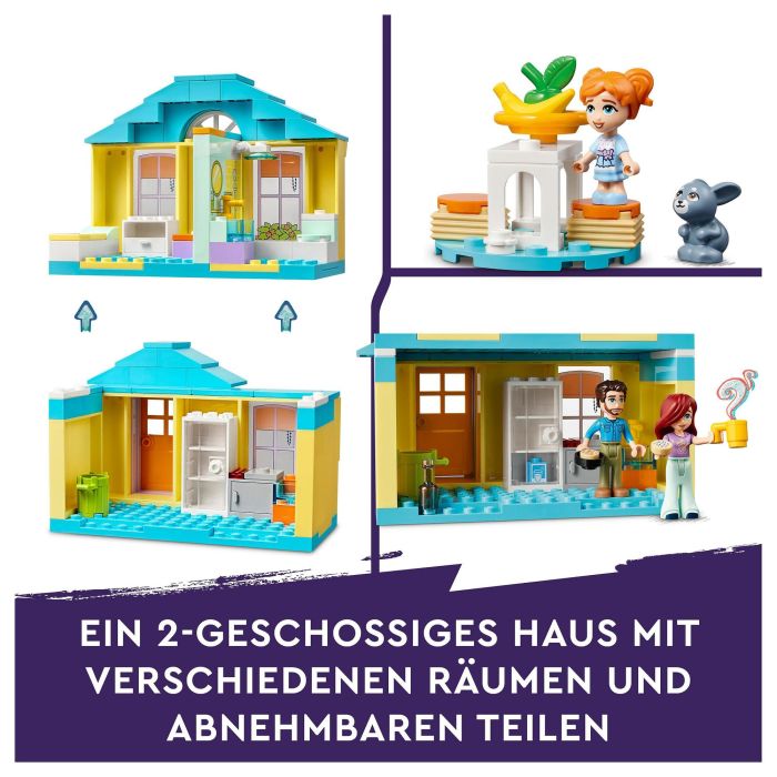 Lego 41724 Friends La Maison de Paisley – Set de construcción Casa de juguete niños 4+ con accesorios y mini-muñecas 18