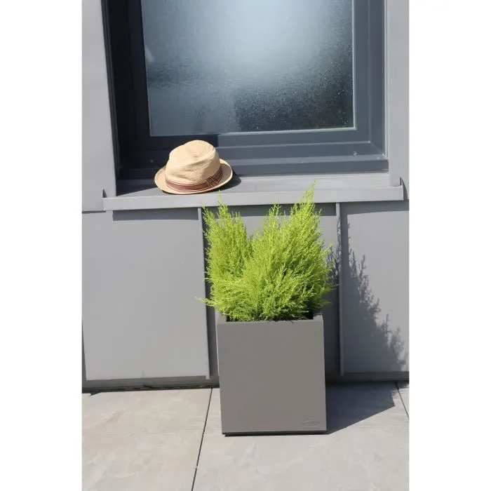 Riviera Contenedor 40x40 Gris Doble Pared Granito 100% Reciclable Fabricación Francesa 2