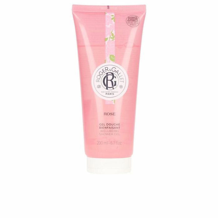 Roger & Gallet ROSE Gel de Ducha Bienestar y Calmante para Pieles Sensibles, Aroma Floral con Notas de Rosa, 200 ml