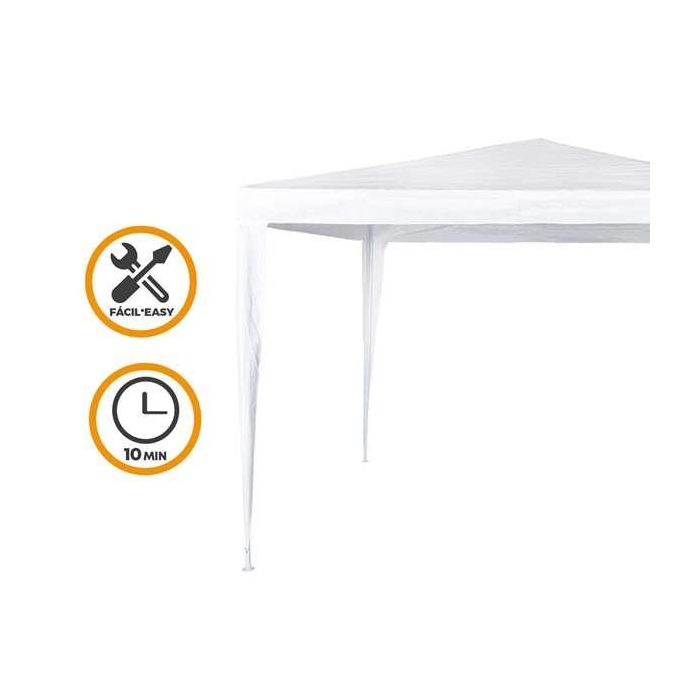 Cenador de plástico blanco aktive 300x300x250 cm 5 Cenador de plástico blanco aktive 300x300x250 cm 5