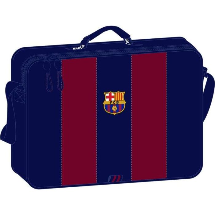 Cartera Escolar F.C. Barcelona Rojo Azul marino 38 x 28 x 6 cm Cartera Escolar F.C. Barcelona Rojo Azul marino 38 x 28 x 6 cm
