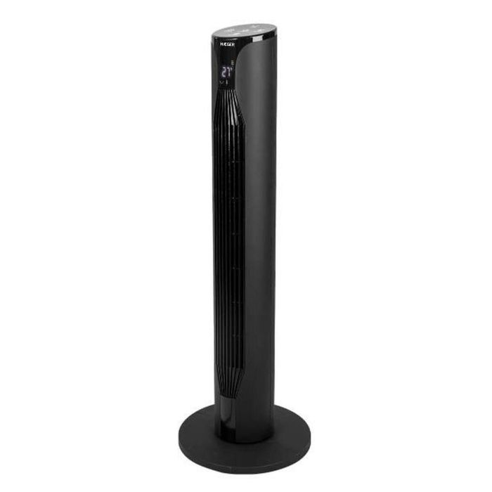 Haeger Ventilador de torre 55w 3 velocidades c/temporizador negro 1