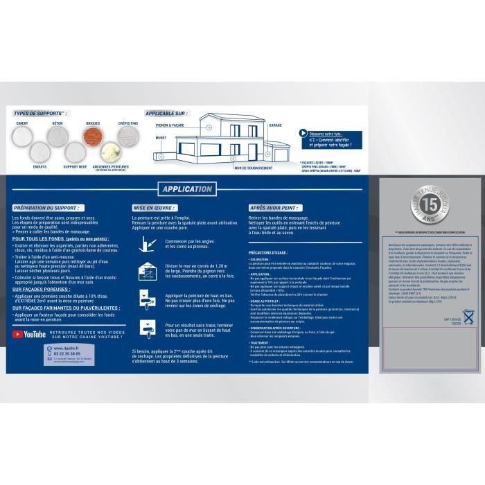 Ripolin PPG382835 Pintura para Fachadas Tono Meuliere 10L 5