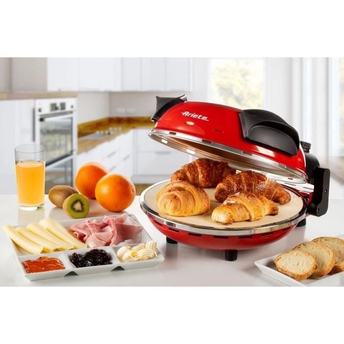 Ariete 909 Mini Horno para Pizza con Placa de Piedra Refractaria, 33 cm, 5 Niveles de Cocción, 400°C - Ideal para Pizza Fresca y Congelada 5 Ariete 909 Mini Horno para Pizza con Placa de Piedra Refractaria, 33 cm, 5 Niveles de Cocción, 400°C - Ideal para Pizza Fresca y Congelada 5