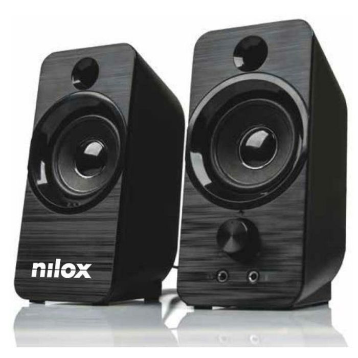 Altavoces PC Nilox NXAPC02 Negro 6 W USB