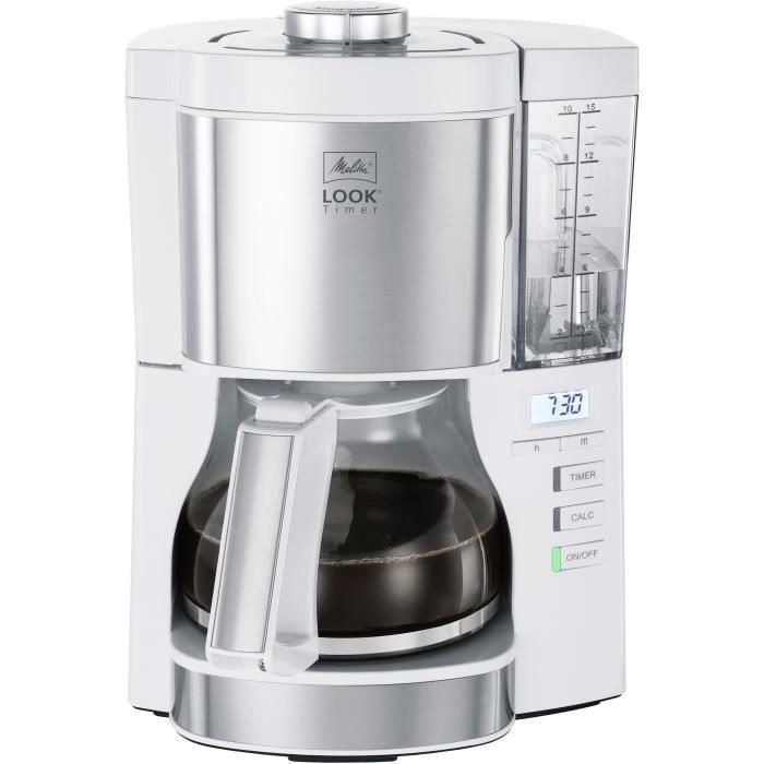 Cafetera de filtro - Melitta - Look V Timer 1025-07 - 1,25L - 10 tazas - 1080 Watts Cafetera de filtro - Melitta - Look V Timer 1025-07 - 1,25L - 10 tazas - 1080 Watts