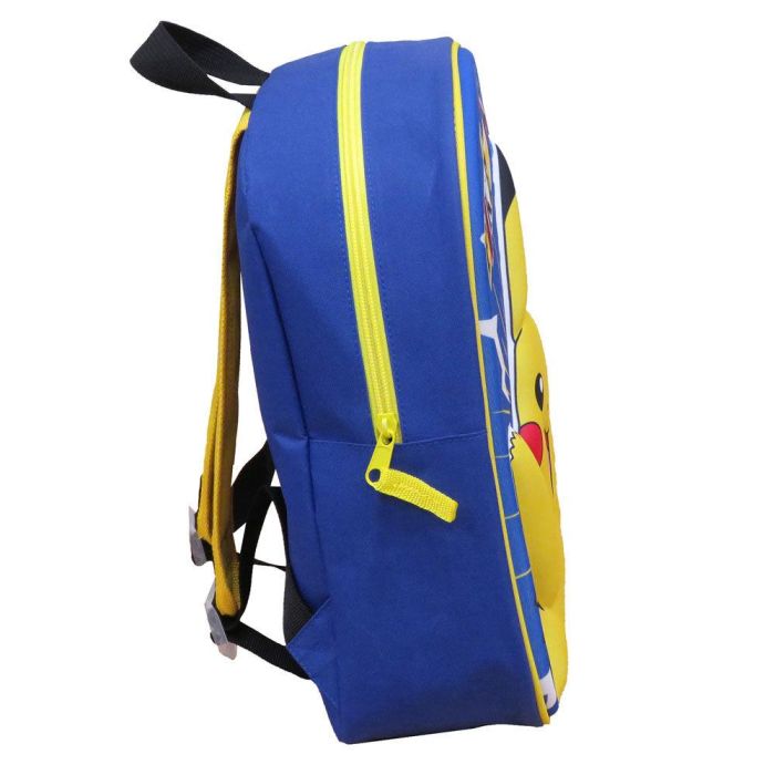 Mochila 3D Pikachu Pokemon 30cm 3 Mochila 3D Pikachu Pokemon 30cm 3