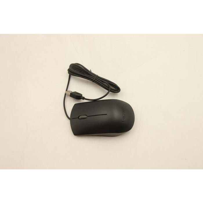 Lenovo Wired USB mouse with ergonomic full-size design, 1600 dpi resolution, ambidextrous grip, and black finish. Lenovo Wired USB mouse with ergonomic full-size design, 1600 dpi resolution, ambidextrous grip, and black finish.