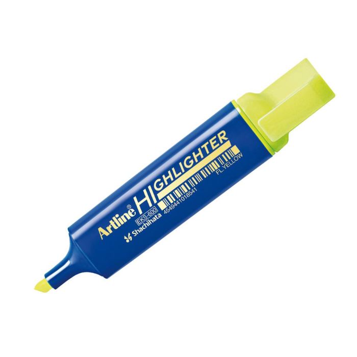 Rotulador Artline Fluorescente Eks-600 Amarillo Punta Biselada 10 unidades 1