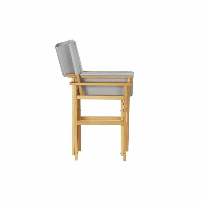 Silla de Jardín DKD Home Decor Gris Natural Pino 56 x 48 x 87 cm (56 x 48 x 87 cm) 2