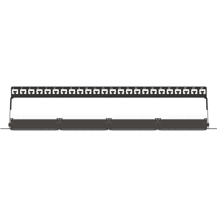 MicroConnect 19" UTP Cat.6 patch panel, 24 port, Dual, IDC 2 MicroConnect 19" UTP Cat.6 patch panel, 24 port, Dual, IDC 2