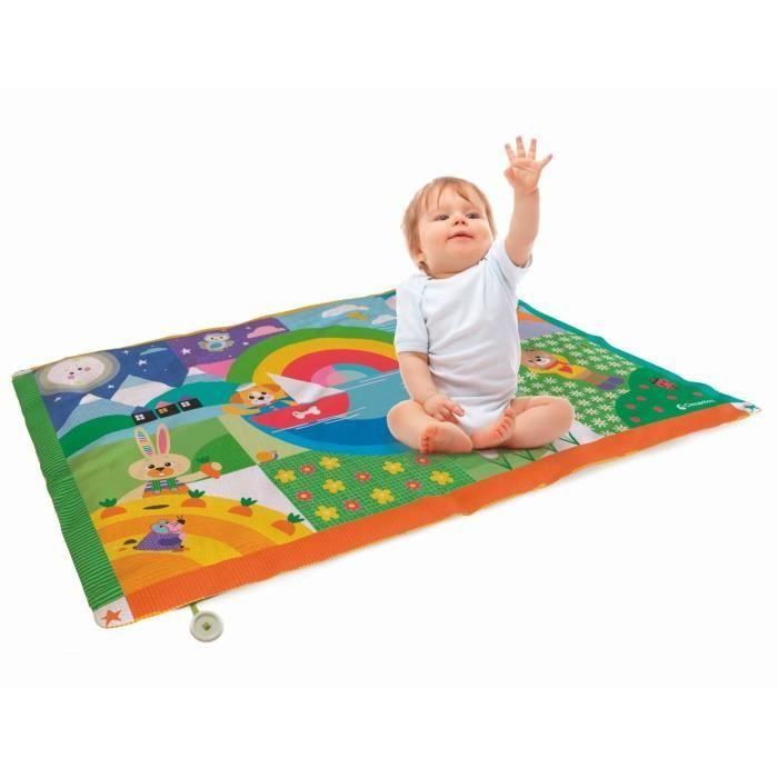 Matelassé Carpet (135x90cm) - Mat de Eveil - Baby Friends - Clementoni - alfombra de nacimiento 4