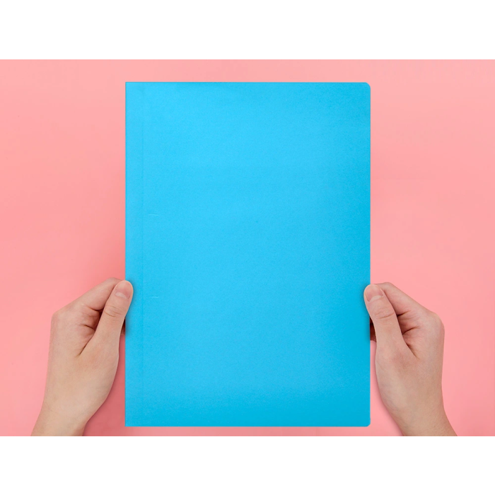 Liderpapel Subcarpeta DIN A4 Celeste Intenso 180g/m2 9