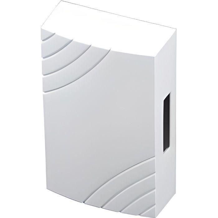 Scs Sentinel 3250 Timbre con cable para puerta con transformador integrado, alimentación directa 230V, 80 dB de sonido, melodía Ding Dong, color blanco. Scs Sentinel 3250 Timbre con cable para puerta con transformador integrado, alimentación directa 230V, 80 dB de sonido, melodía Ding Dong, color blanco.