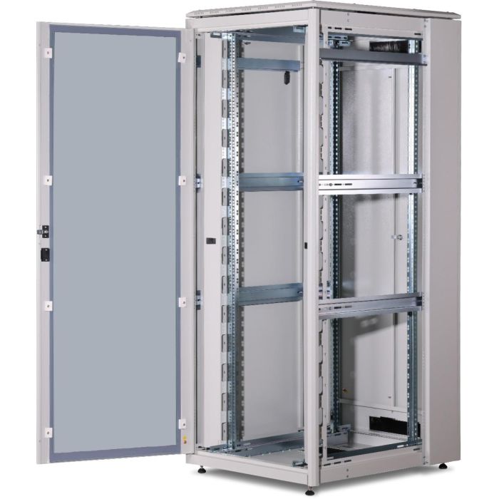 DIGITUS Netzwerkschrank Unique 42HE 2053x800x1000mm grau (Speditionsversand) 7