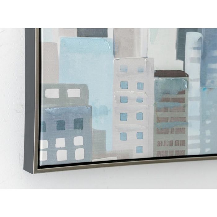 DKD Home Decor Cuadro Azul Blanco 4.5 x 82 x 122 cm (2 Unidades) 1