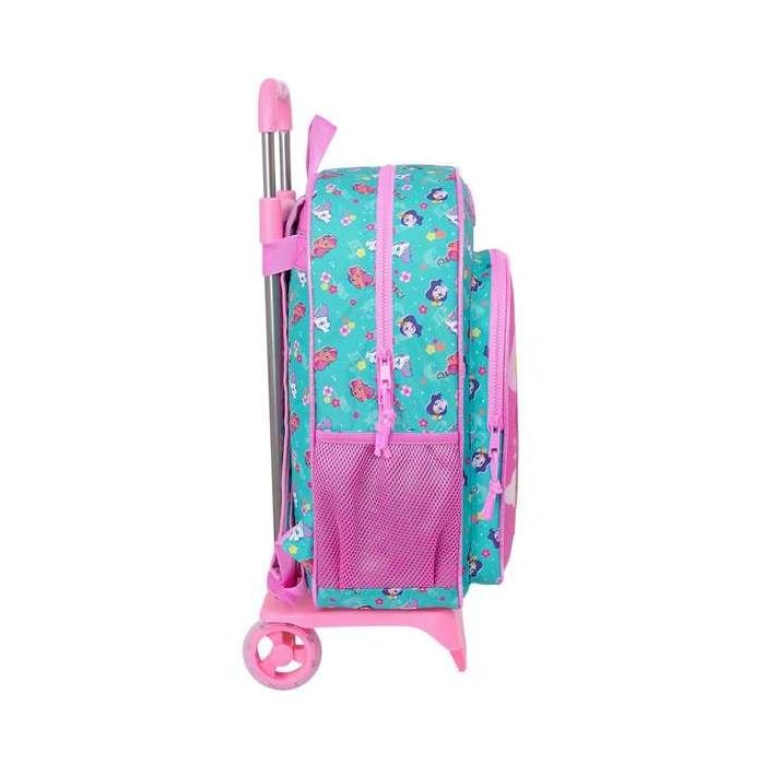 Mochila Escolar con Ruedas My Little Pony Magic Rosa Turquesa 33 x 42 x 14 cm 2