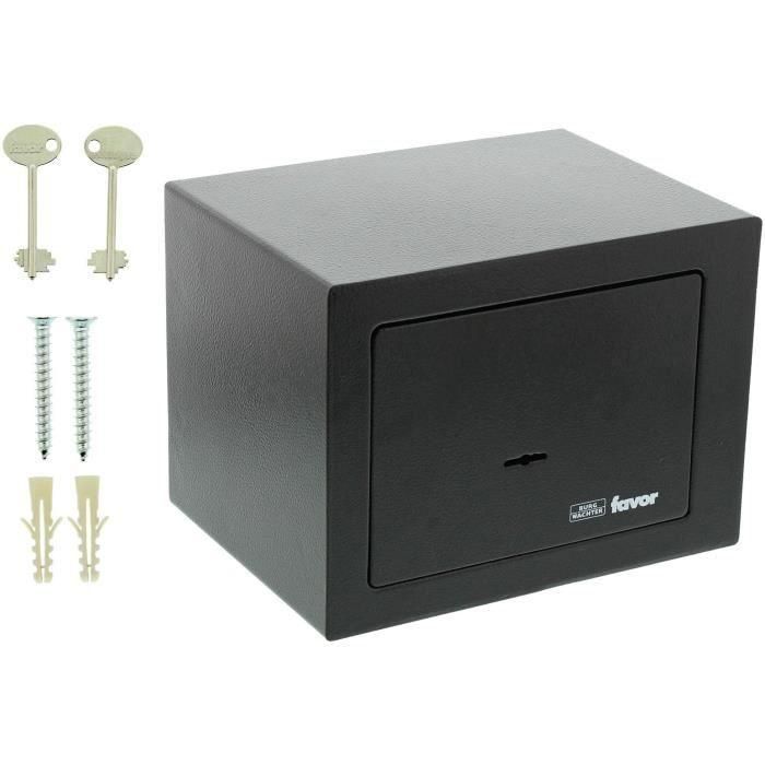 BURG-WÄCHTER S1 K - Caja Fuerte Favor con Cerradura de Seguridad de Doble Bit, Pared Simple Robusta y 2 Llaves 5 BURG-WÄCHTER S1 K - Caja Fuerte Favor con Cerradura de Seguridad de Doble Bit, Pared Simple Robusta y 2 Llaves 5