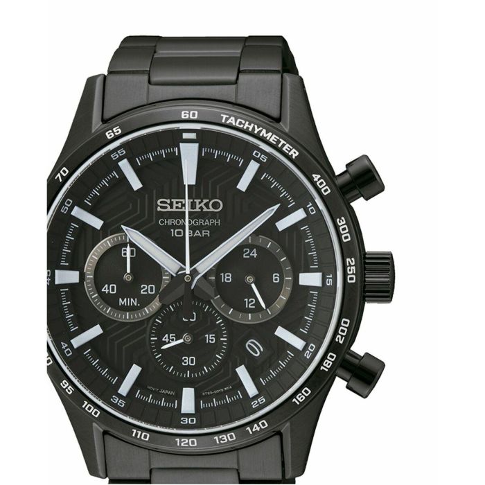 Reloj Hombre Seiko SSB415P1 Negro 2