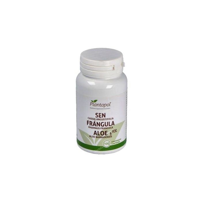 PLANTAPOL Aloe-Sen-Frángula-Inulina Comprimidos 100 unidades | Laxante Natural con FOS y Aloe Vera