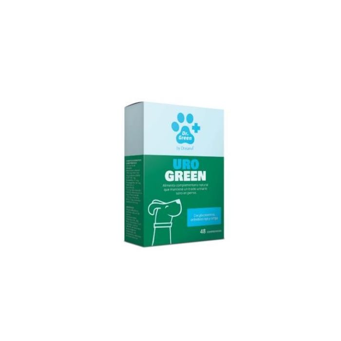 Dr. Green Veterinaria Urogreen Perros 48 Comp. para Tracto Urinario Normal con Arándano, Cúrcuma y Ashwagandha