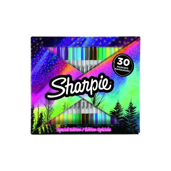 Sharpie Rotuladores Permanentes Punta Fina, Ultrafina y Fold Blister 60 Unidades Surtidos