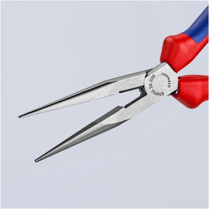 Knipex Alicates de punta larga con cortador, boca cigüeña, 200 mm 5 Knipex Alicates de punta larga con cortador, boca cigüeña, 200 mm 5