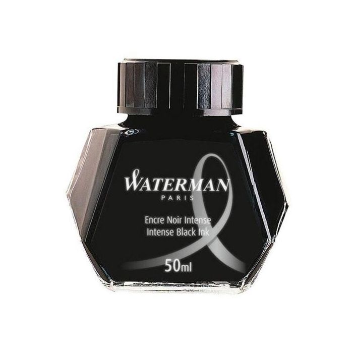 Tinta Estilografica Waterman Frasco 50 Ml. Negro
