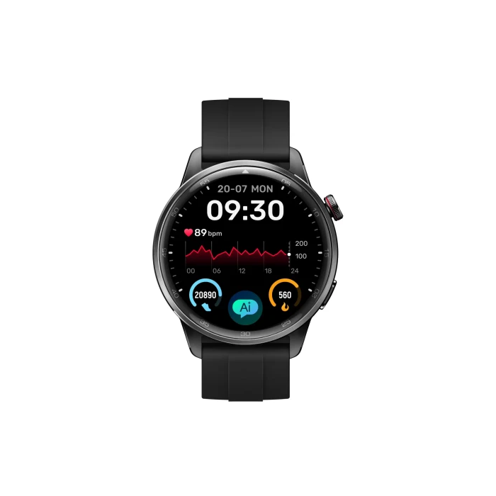 realme Watch S2 3,63 cm (1.43") AMOLED Digital 466 x 466 Pixeles Pantalla táctil Negro