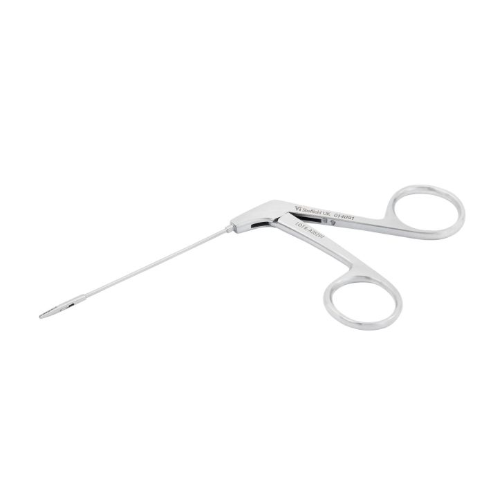 014089 Extra Fine Crocodile Forceps Tubular Shaft 9 Inch