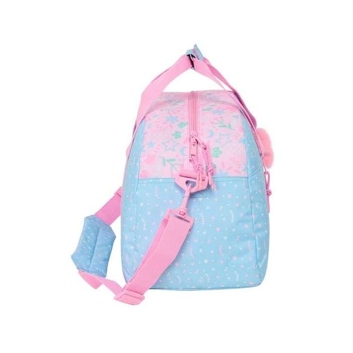 Bolsa de Deporte BlackFit8 Smile Rosa Azul claro 50 x 26 x 20 cm 2