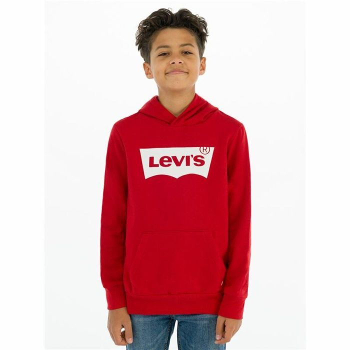 Sudadera Infantil Levi's Batwing Screenprint Rojo 8 Años 5 Sudadera Infantil Levi's Batwing Screenprint Rojo 8 Años 5