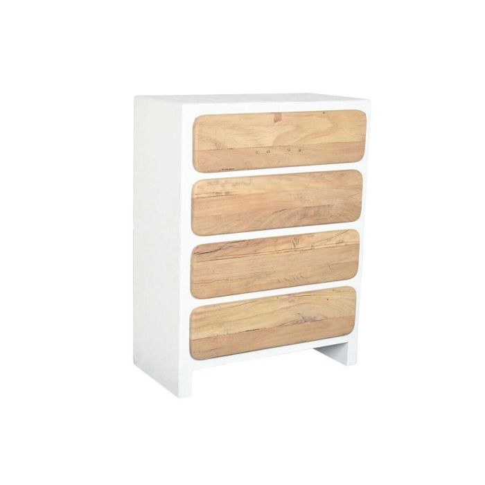 Cajonera Home ESPRIT Blanco Natural Mediterráneo 80 x 42 x 106 cm