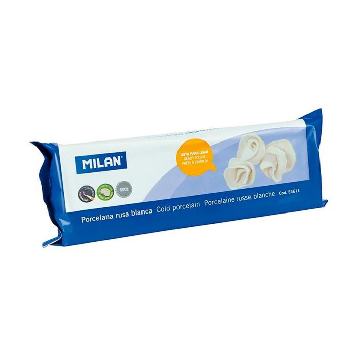 Porcelana rusa blanca 500 g milan Porcelana rusa blanca 500 g milan