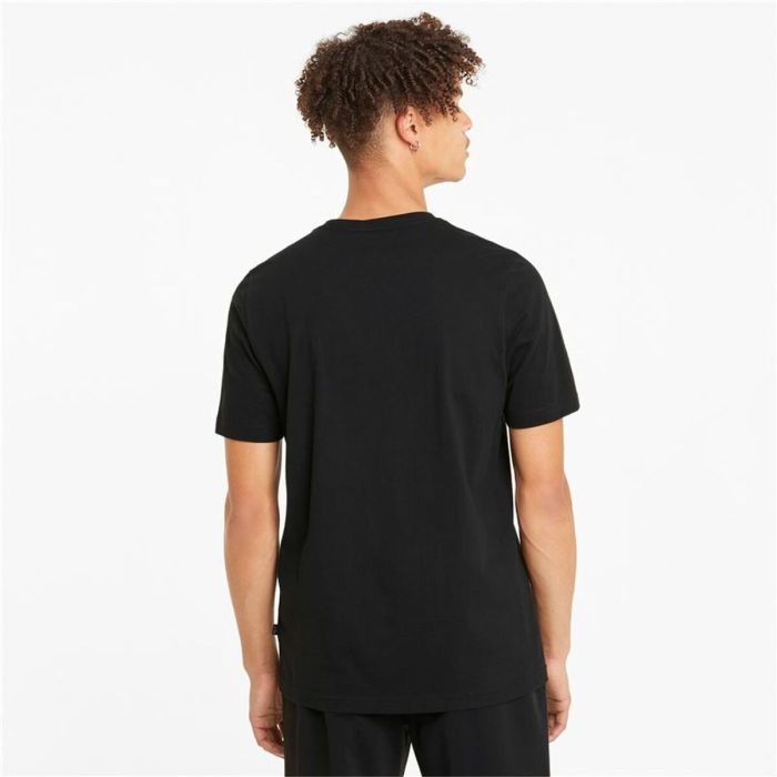 Camiseta de Manga Corta Hombre Puma 586666 01 Negro (S) (1 unidad) 2