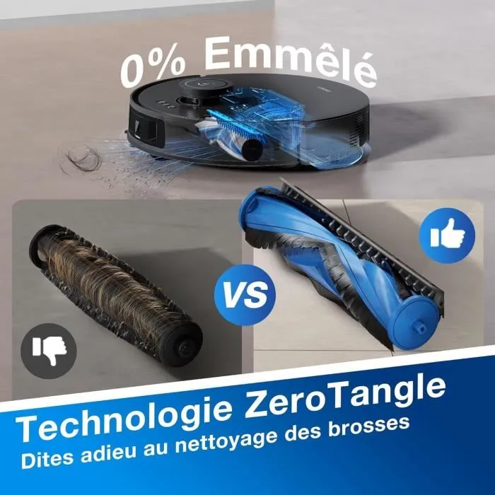 Ecovacs Deebot N20 Pro PLUS Robot Aspirador 8000 Pa con Recogida Automática de Polvo 4