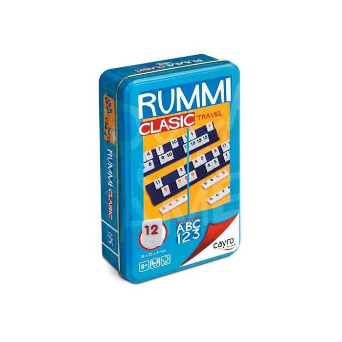 Juego rummi classic de viaje en caja de metal 11,5x19,5 cm 2 Juego rummi classic de viaje en caja de metal 11,5x19,5 cm 2