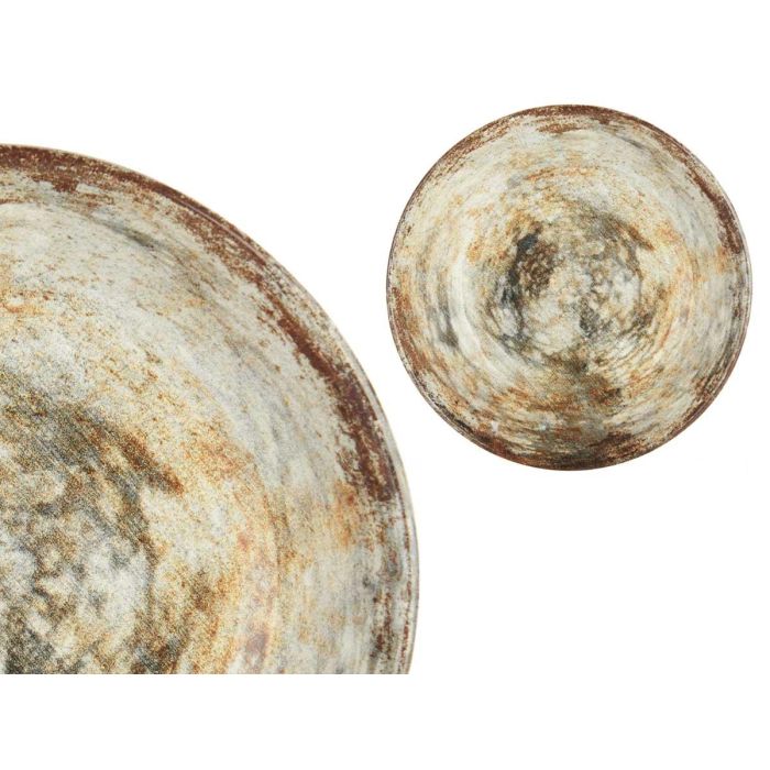 Plato Porcelana Hondo 21Cm Marron Piedra Vessia (24 Unidades) 2 Plato Porcelana Hondo 21Cm Marron Piedra Vessia (24 Unidades) 2