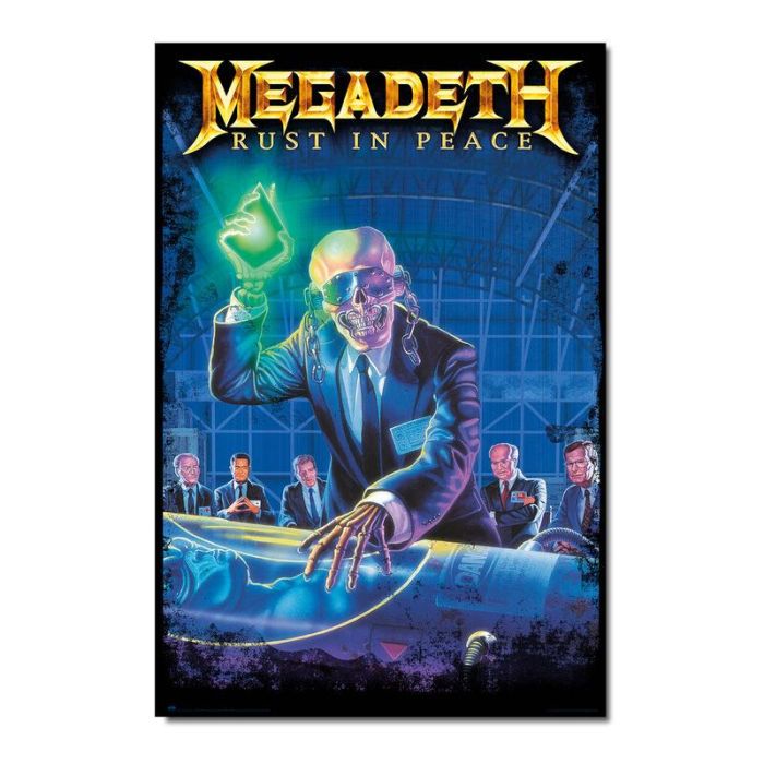 ERIK Megadeth Rust in Peace - Póster musical de 91,5x61cm en papel brillo de alta calidad de 150 gr