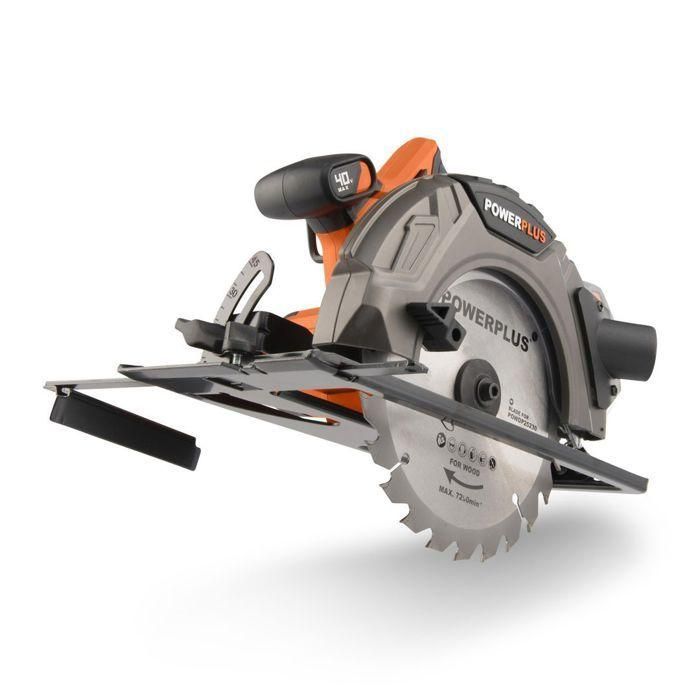 Sierra circular inalámbrica 40V Ø185 mm - Powdp25230 de potencia dual - Entregado sin batería o cargador Sierra circular inalámbrica 40V Ø185 mm - Powdp25230 de potencia dual - Entregado sin batería o cargador