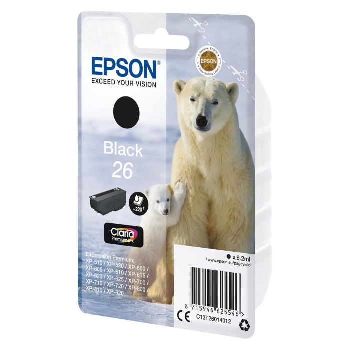 Epson Claria Premium Cartucho Negro 26