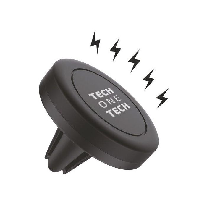Soporte Coche Tech-One-Tech Magnetico Para Movil Negro