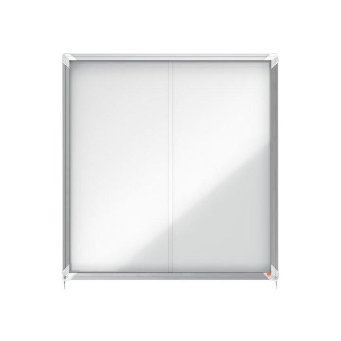 Vitrina Nobo De Interior Blanca Magnetica Para 12 Hojas A4