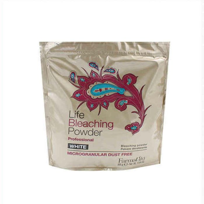 Life Bleaching Powder White Alluminium Bag 500 gr Farmavita