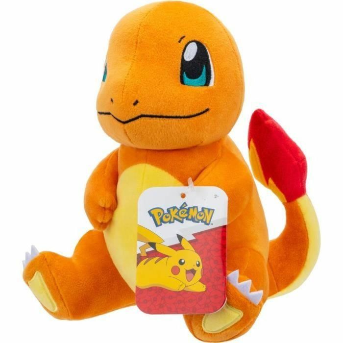 Peluche - BANDAI - Pokémon Salameche - 20 cm, pura suavidad y ternura