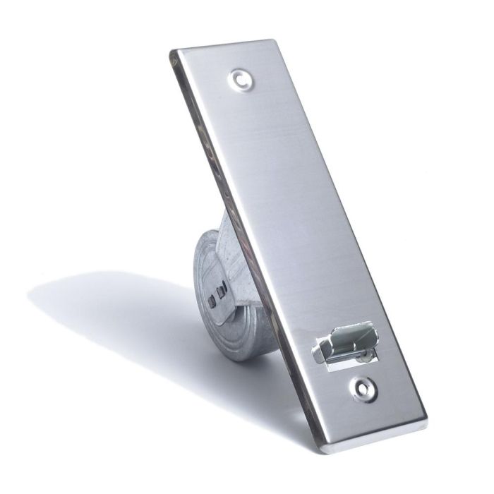 Cambesa Recogedor 1009 milan con placa inox, aluminio cromado, empotrable 170x110 mm 0 Cambesa Recogedor 1009 milan con placa inox, aluminio cromado, empotrable 170x110 mm 0