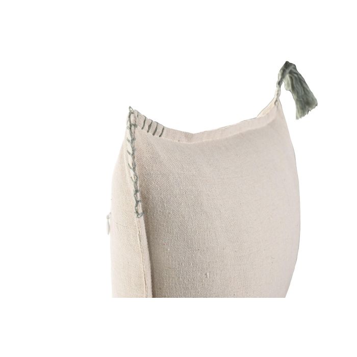 Cojin Boho DKD Home Decor Beige Verde 50 x 30 cm (2 Unidades) 1 Cojin Boho DKD Home Decor Beige Verde 50 x 30 cm (2 Unidades) 1